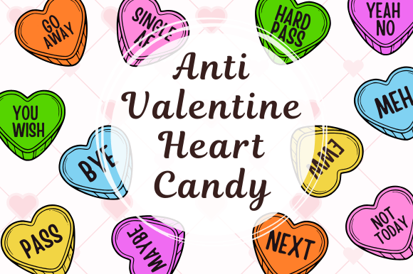 Anti Valentine Heart Candy: A Creative Twist on Digital Design