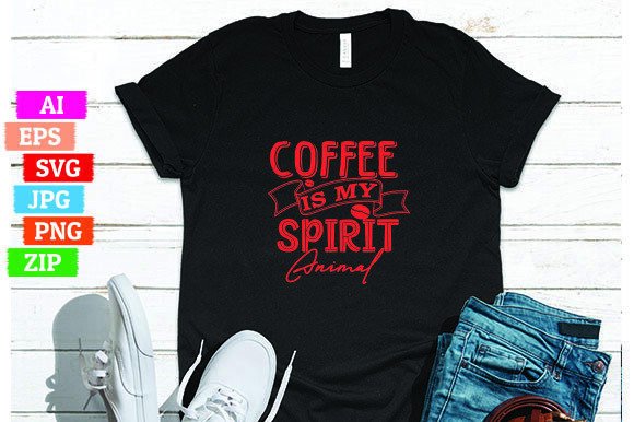Coffee Is My Spirit Animal: A Unique Design for Your Print On Demand Business