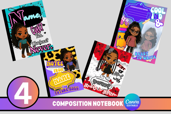 Customize Your Composition Notebook Cover with the Composition Notebook Cover Bundle