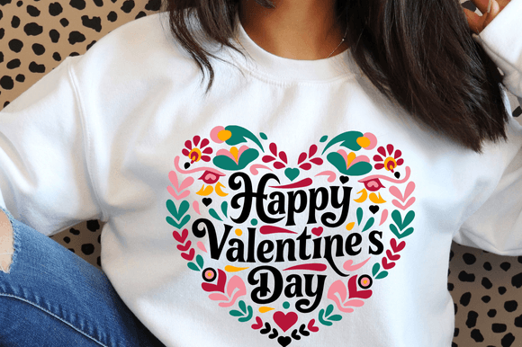 Floral Heart SVG for Creative Projects