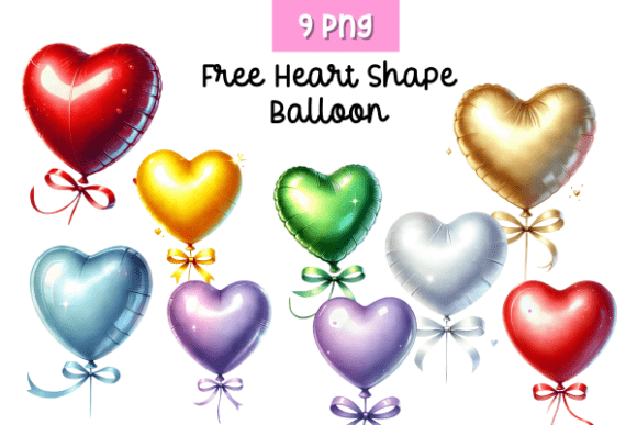 Free Heart Shape Balloon Png