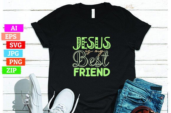 Jesus Is My Best Friend: A Meaningful and Versatile Design for Your Print On Demand Business