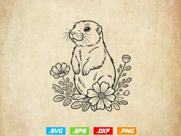 Marmot Svg, Marmot Clipart, Marmot Svg