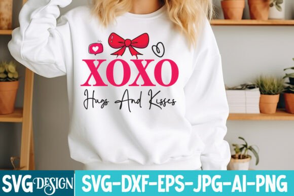 Xoxo Hugs and Kisses SVG Design